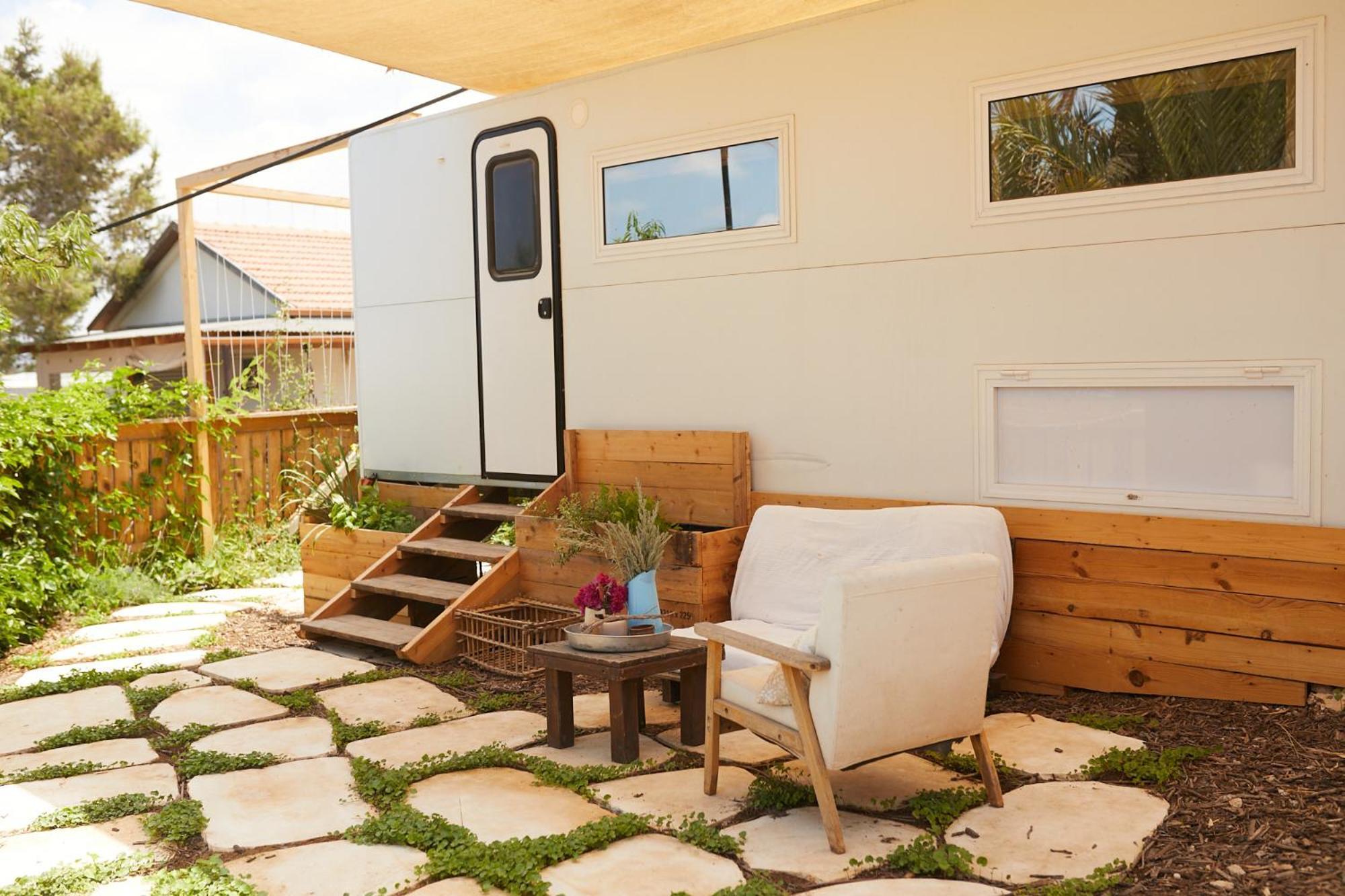 קרוואן מול הים Holiday home HaBonim